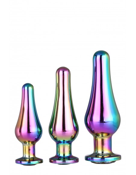 GLEAMING LOVE PLEASURE SET MULTICOLOUR - Korki analne stalowe - 2