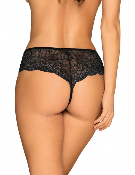 Bielizna-Pearlove figi czarne  XS/S - Figi - 4