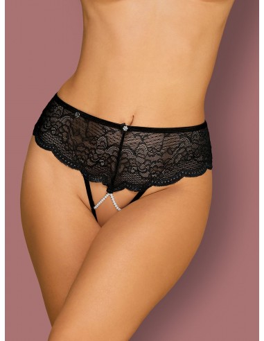 Bielizna-Pearlove figi czarne  XS/S - Figi - 5