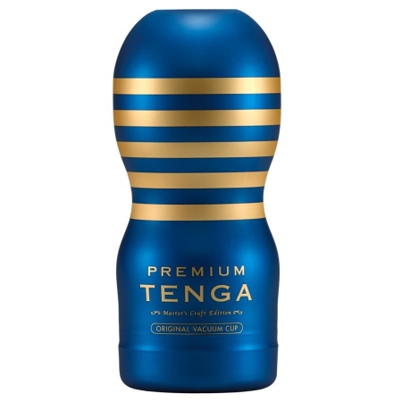 Masturbator jednorazowy Tenga Original Vacuum Cup Premium z regulowanym otworem próżniowym, długość 15,6 cm - 1