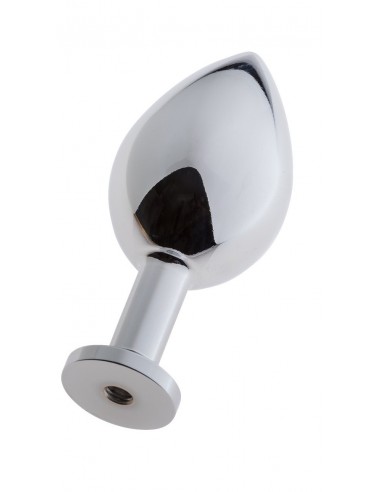 Malesation Alu-Plug With Suction Cup Large, Chrome - Ogromne Korki Analne XXL - 4