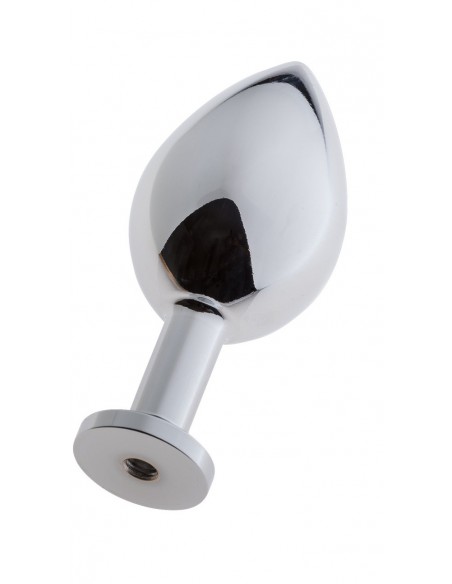 Malesation Alu-Plug With Suction Cup Large, Chrome - Ogromne Korki Analne XXL - 4