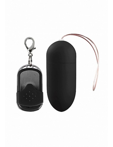 10 Speed Remote Vibrating Egg - Big - Black - Wibratory Jajeczka - 1