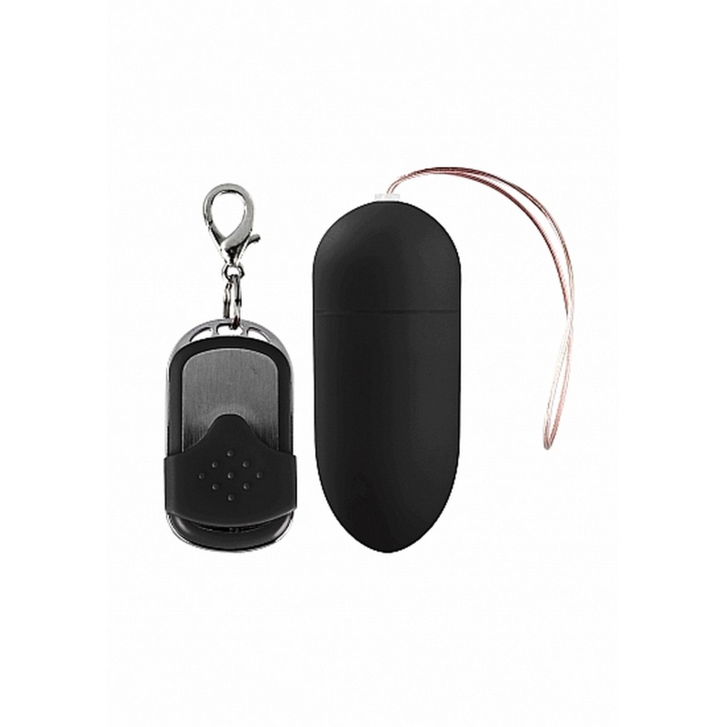 Jajeczko wibrujące zdalnie sterowane Big - 10 trybów, obudowa ABS, 8 cm długości, 3,4 cm średnicy - 1