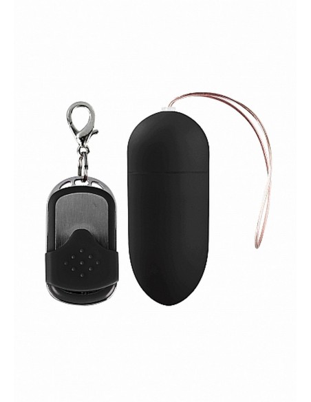 10 Speed Remote Vibrating Egg - Big - Black - Wibratory Jajeczka - 1