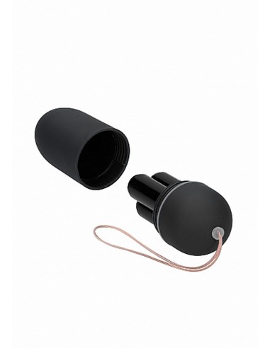 10 Speed Remote Vibrating Egg - Big - Black - Wibratory Jajeczka - 7