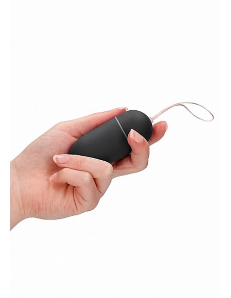 10 Speed Remote Vibrating Egg - Big - Black - Wibratory Jajeczka - 8