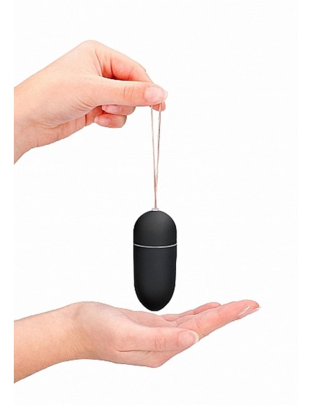 10 Speed Remote Vibrating Egg - Big - Black - Wibratory Jajeczka - 9