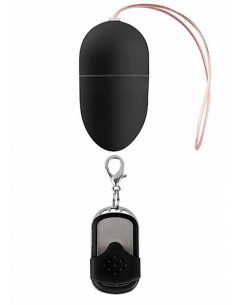 10 Speed Remote Vibrating Egg - Medium - Black - Wibratory Jajeczka - 1