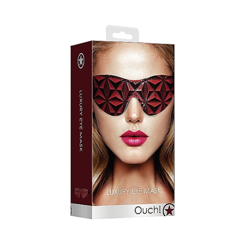 Maska Luxury Eye Mask - Burgundy - 3
