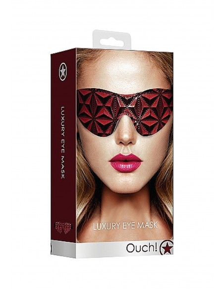 Luxury Eye Mask - Burgundy - Maski i kaptury - 3