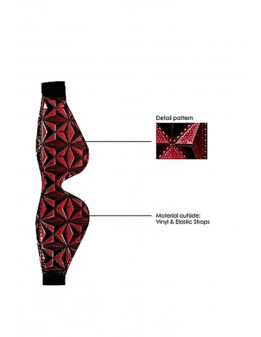 Luxury Eye Mask - Burgundy - Maski i kaptury - 6