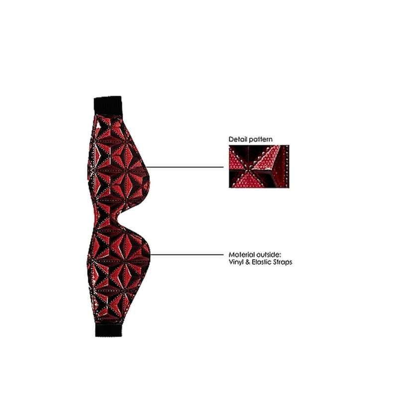 Maska Luxury Eye Mask - Burgundy - 6