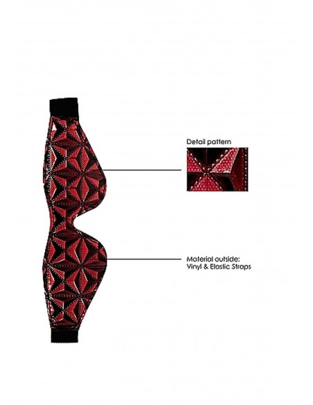 Luxury Eye Mask - Burgundy - Maski i kaptury - 6