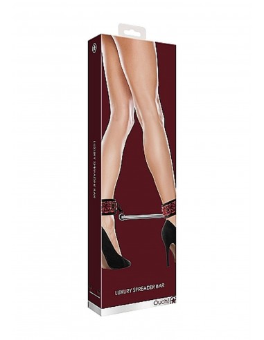 Luxury Spreader Bar - Burgundy - Kajdanki erotyczne - 3