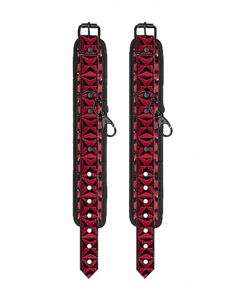 Luxury Spreader Bar - Burgundy - Kajdanki erotyczne - 7