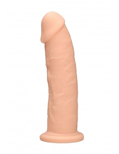 Silicone Dildo Without Balls - 22,8 cm - Flesh - Dilda realistyczne - 3