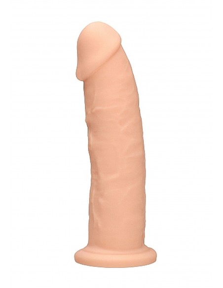 Silicone Dildo Without Balls - 22,8 cm - Flesh - Dilda realistyczne - 3