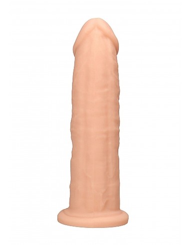 Silicone Dildo Without Balls - 22,8 cm - Flesh - Dilda realistyczne - 4
