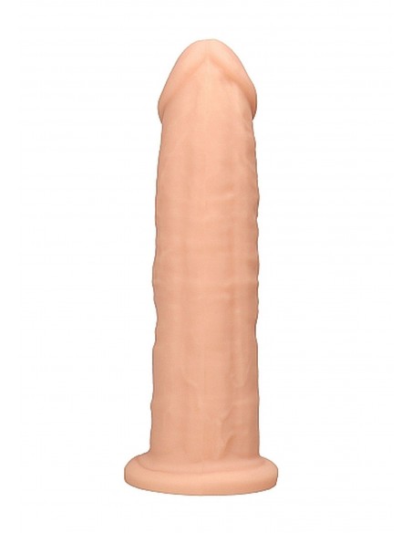 Silicone Dildo Without Balls - 22,8 cm - Flesh - Dilda realistyczne - 4