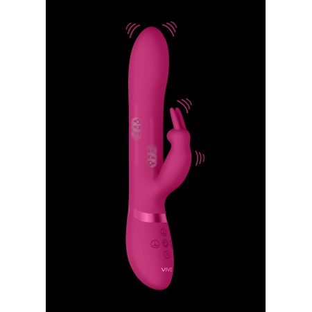 Wibrator Króliczek Amoris - Stimulating Beads Rabbit - Różowy - 2