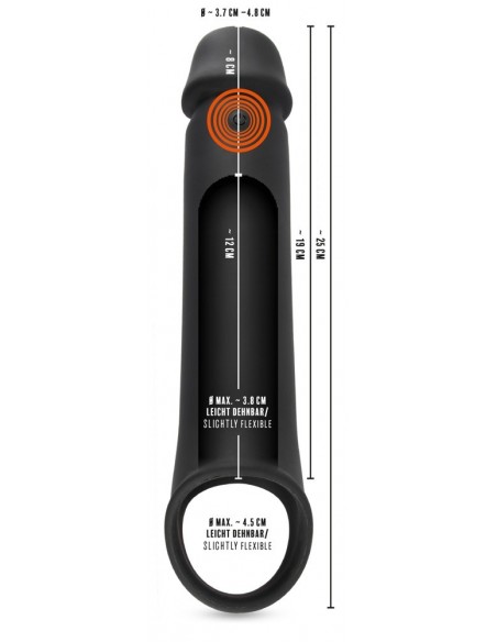 Rebel RC Penis Extension - Przedłużki i nakładki na penisa - 5