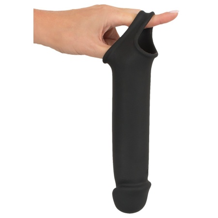 Przedłużająca nakładka na penisa Rebel RC, długość 25 cm, wydłużenie do 8 cm, 10 trybów wibracji, pilot bezprzewodowy - 11