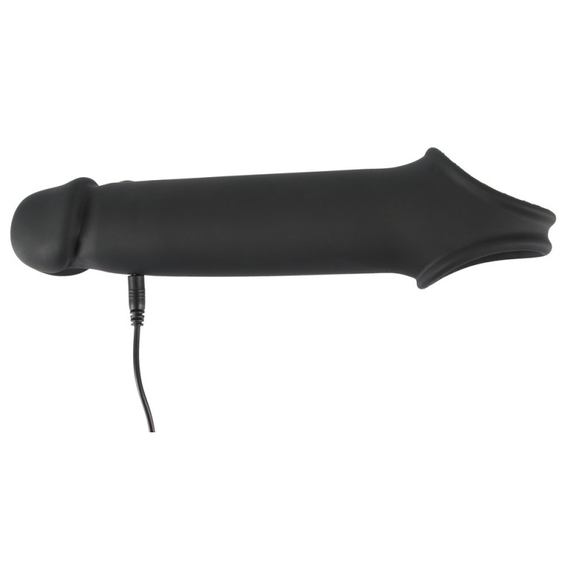 Przedłużająca nakładka na penisa Rebel RC, długość 25 cm, wydłużenie do 8 cm, 10 trybów wibracji, pilot bezprzewodowy - 13