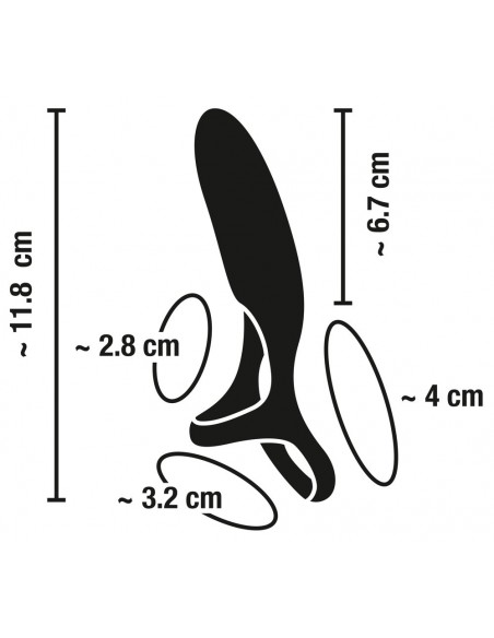 Sweet Smile Vibrating Couples - Strap-ony, dilda na pasku z wibracją - 3