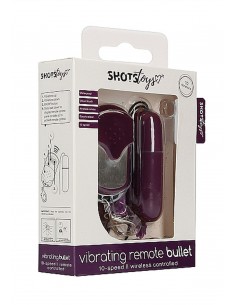 Vibrating Remote Bullet - Purple - Wibratory Jajeczka - 1 2