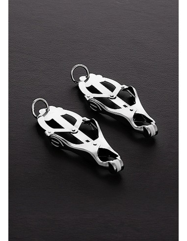 2 Squeezer Teaser Clover Nipple Clamps W Ring - Klamry i klipsy na sutki - 1