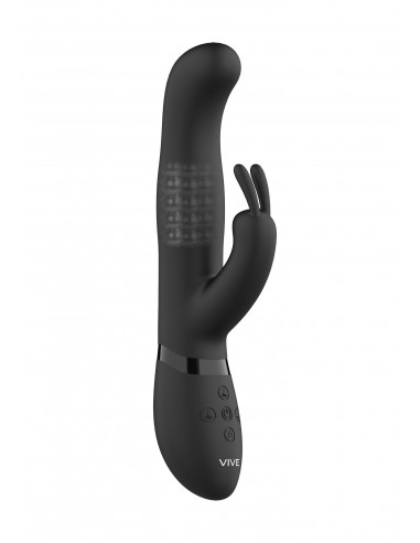 Izara - Rotating Beads Rabbit - Black - Wibratory Króliczki - 2