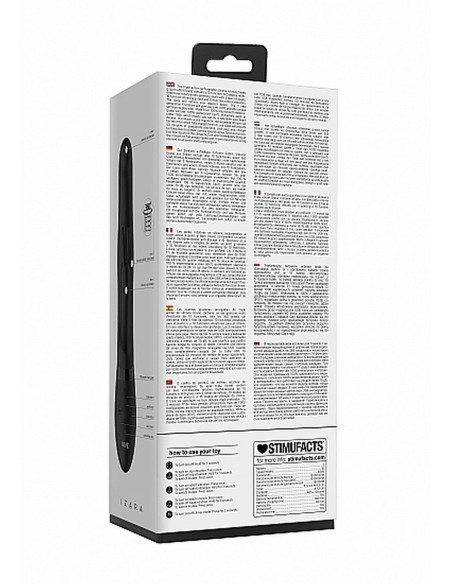 Izara - Rotating Beads Rabbit - Black - Wibratory Króliczki - 8