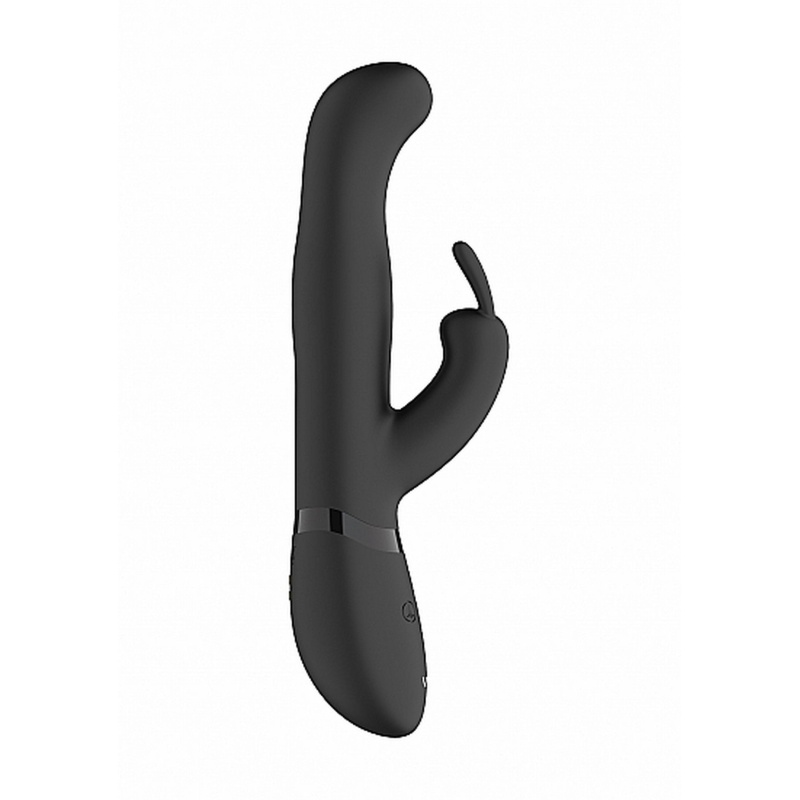 Wibrator typu królik Izara Rotating Beads Rabbit Black - obrotowe kulki 360°, 3 silniki, długość 22 cm, średnica 3,3 cm - 11