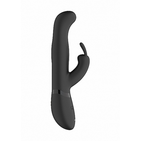 Wibrator typu królik Izara Rotating Beads Rabbit Black - obrotowe kulki 360°, 3 silniki, długość 22 cm, średnica 3,3 cm - 11