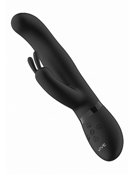 Izara - Rotating Beads Rabbit - Black - Wibratory Króliczki - 12