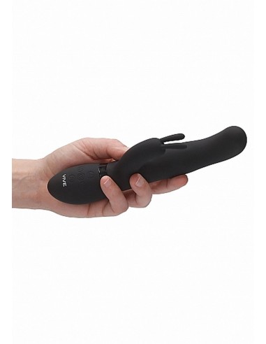 Izara - Rotating Beads Rabbit - Black - Wibratory Króliczki - 13