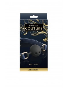 BONDAGE COUTURE BALL GAG BLUE - Kneble do ust - 1 2