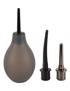 Pompowany Plug Rebel Anal Douche with 3 attch - Korki analne pompowane - 1 2