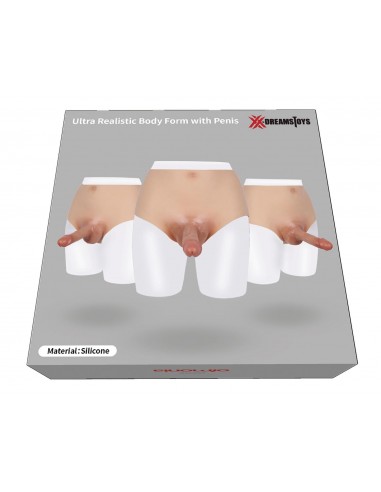 XX-DREAMSTOYS Ultra Realistic Penis Form Size M - Strap-ony, dilda na pasku bez wibracji - 4