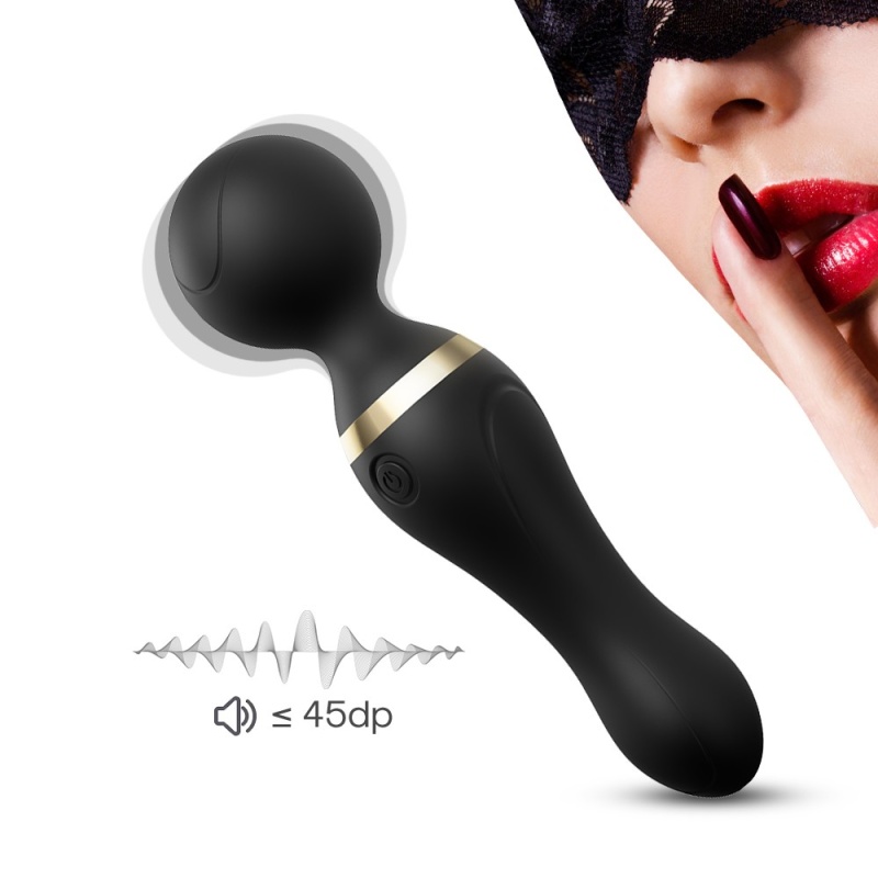 Freeza Black masażer erotyczny z wyginającą się główką, 9 trybami wibracji i wodoodporną obudową, 19,4 cm - 5
