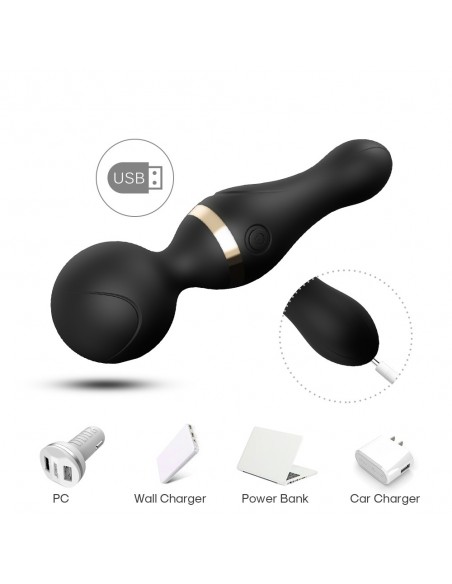 Freeza black - Wibratory Magic Wand - 8