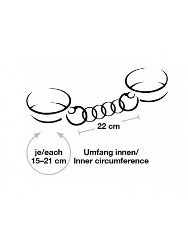 Bad Kitty Cuffs black - Kajdanki erotyczne - 4