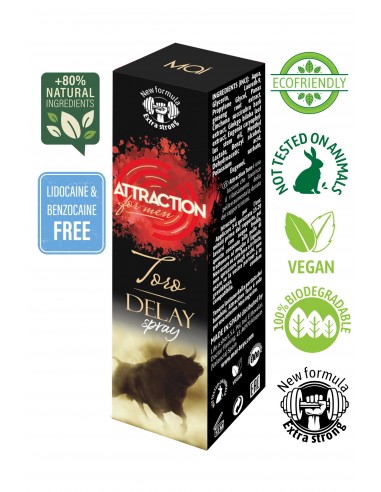 MAI RETARDING SPRAY ATTRACTION TORO 30ML - Środki na opóźnienie wytrysku - 3