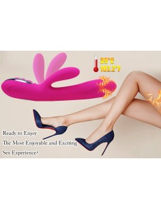 Wibrator Króliczek Joker Heating Double Vibrating Massage Stick - Wibratory Króliczki - 1 2