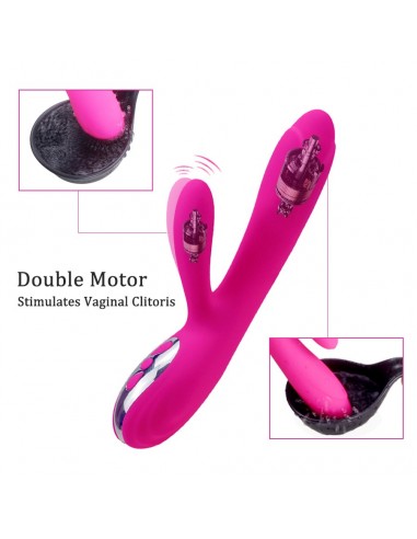 Wibrator Króliczek Joker Heating Double Vibrating Massage Stick - Wibratory Króliczki - 5