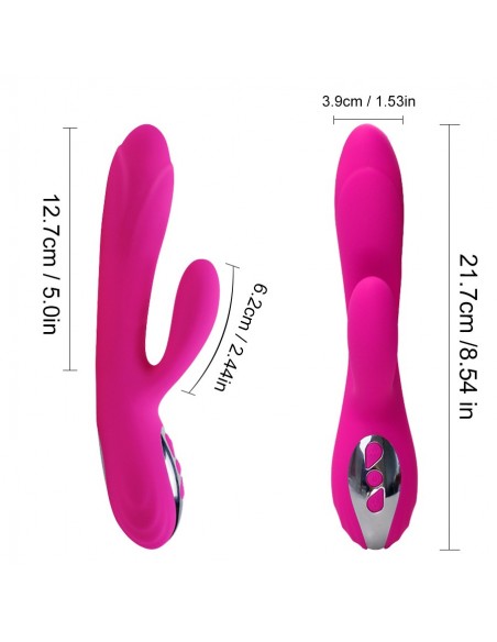 Wibrator Króliczek Joker Heating Double Vibrating Massage Stick - Wibratory Króliczki - 7