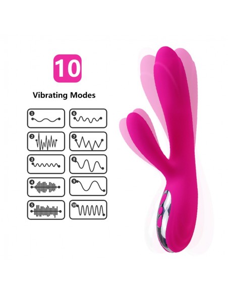 Wibrator Króliczek Joker Heating Double Vibrating Massage Stick - Wibratory Króliczki - 10