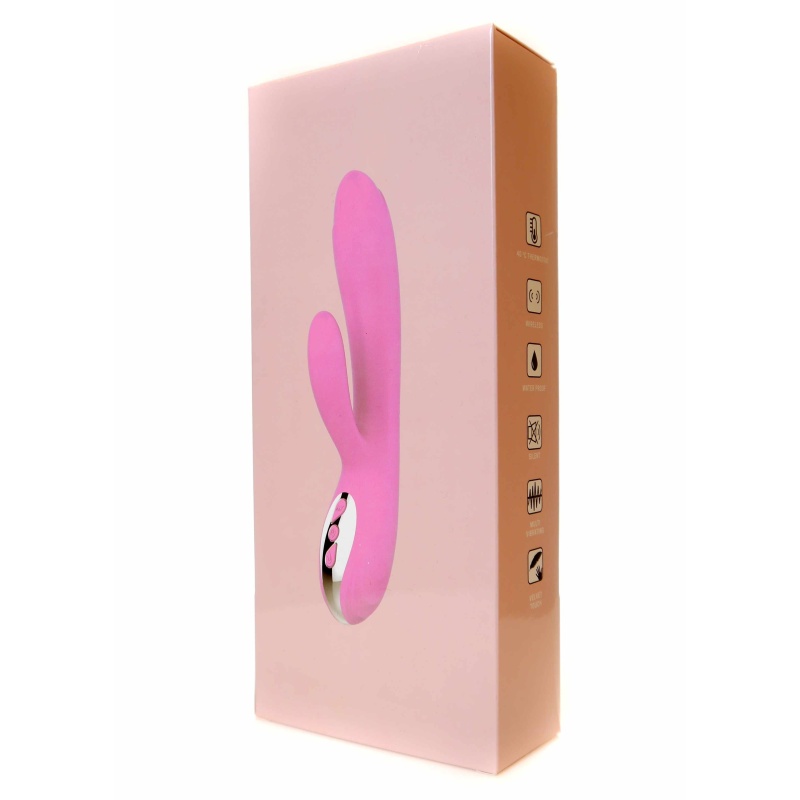 Wibrator Joker Heating z podgrzewaniem i podwójną stymulacją punktu G i łechtaczki, 22 cm - 11