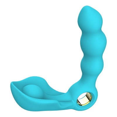 Masażer prostaty Angelo z dwoma silnikami i potrójną stymulacją, ok. 20 cm - 1